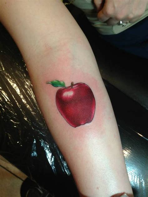 Apple Tattoos Designs, Ideas and Meaning | Tattoos For You