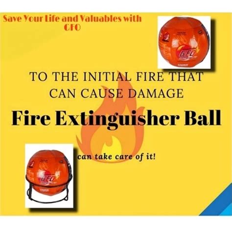 4971 GFO (Green Fire Ball) Automatic Fire Safety Ball for Office School Warehouse Home | FIRE ...