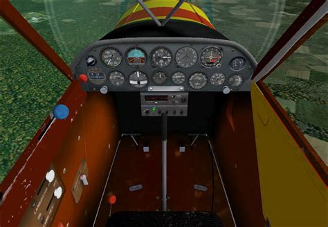 Jet Airlines: Piper Cub Cockpit