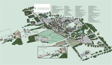 Delaware Valley University Campus Map - New Jersey Map