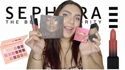 HUDA BEAUTY Review and Tutorial Sephora Products - Honest Review by Shakila ! - YouTube