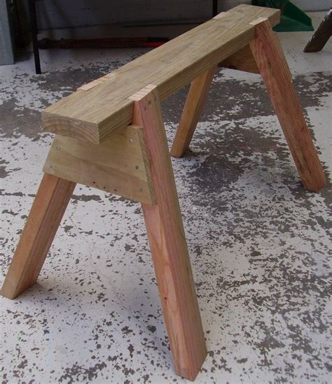 🔨 How to build a Sawhorse | BuildEazy | Woodworking, Woodworking projects diy, Woodworking furniture