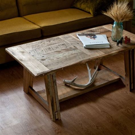 Custom Reclaimed Barn Wood Coffee Table by Pine-Stock | CustomMade.com