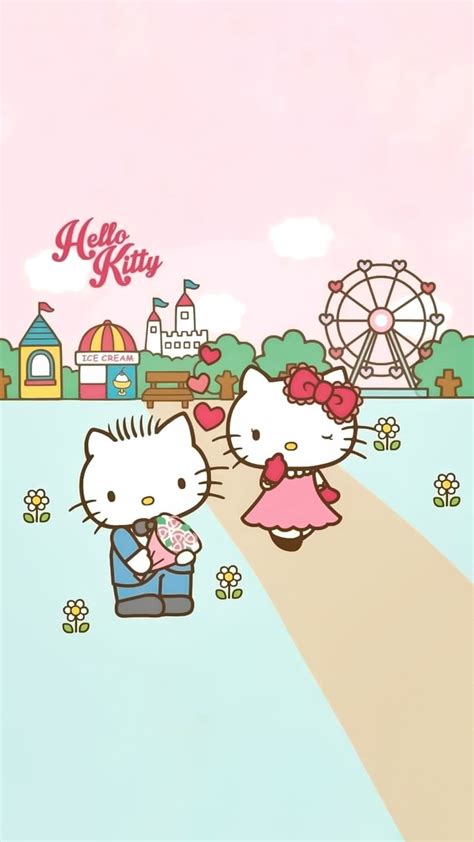 Dear Daniel and Hello Kitty | วอลเปเปอร์การ์ตูนน่ารัก