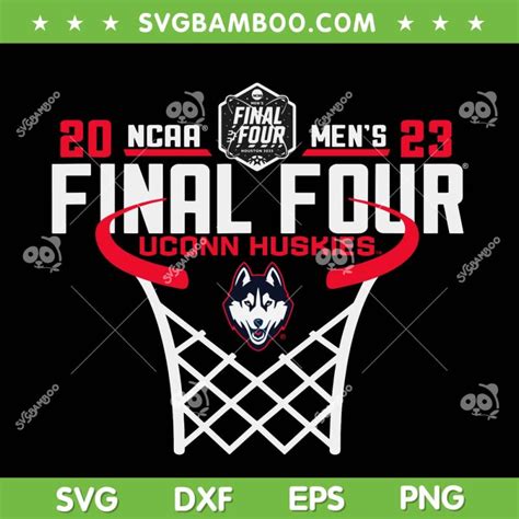 Uconn Huskies Final Four 2023 SVG PNG