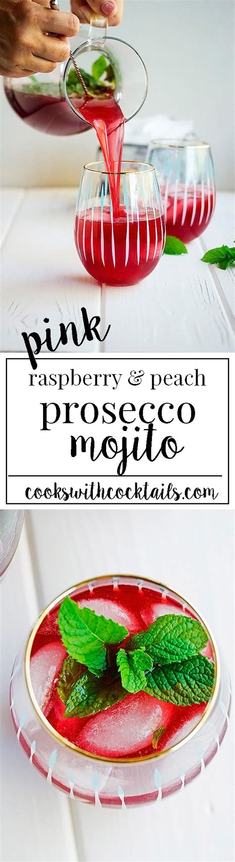 Pink Prosecco Raspberry Mojito to get You Thinking of Summer