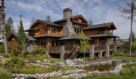 Cabin Stone Exterior - Rustic - Exterior - San Diego - by Eldorado Stone | Houzz