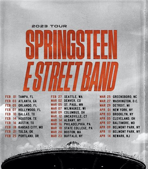 Bruce Springsteen and The E Street Band Announce First 2023 United ...