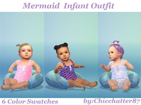 The Sims Resource - Mermaid Infant Outfit