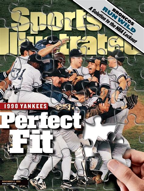 New York Yankees, 1998 World Series Sports Illustrated Cover by Sports ...