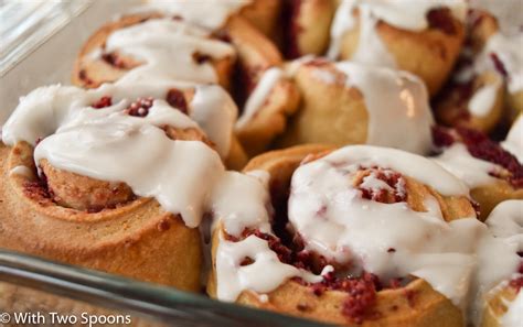 Cranberry Orange Rolls | With Two Spoons