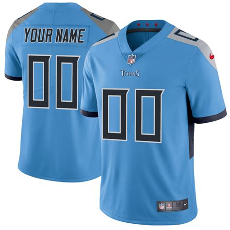 Tennessee Titans Custom Jersey Collection - All Stitched