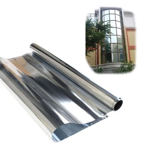 Thicken Heat Insulation Window Film Home Window Film Solar Silver ...