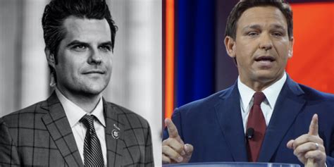 Will Matt Gaetz Challenge Ron DeSantis For President in 2024? · The ...