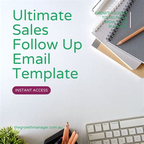 Ultimate Sales Follow Up Email Template - The Growth Manager