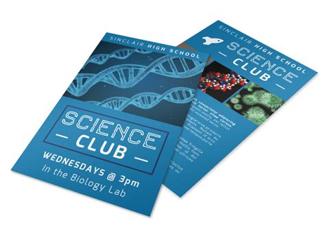 Science Club Flyer Template | MyCreativeShop