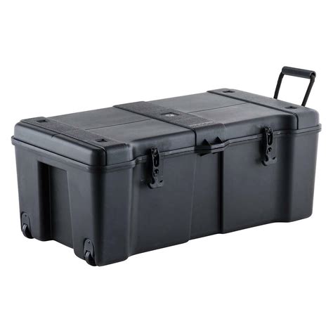 Large Trunk Storage Box Containers Wheeled Tote Portable Organizer 23.5 ...