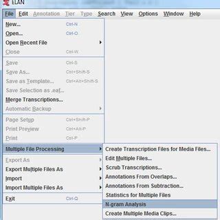 Main N-gram analysis window. | Download Scientific Diagram