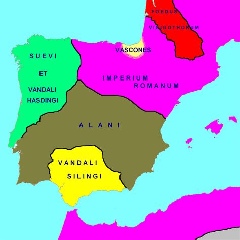 Hispania 418 Ad - MapSof.net