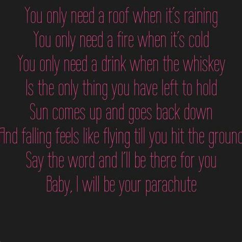 Chris Stapleton -Parachute | Country music lyrics quotes, Country music lyrics, Country music quotes