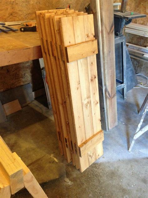 How to make cedar shutters – Artofit