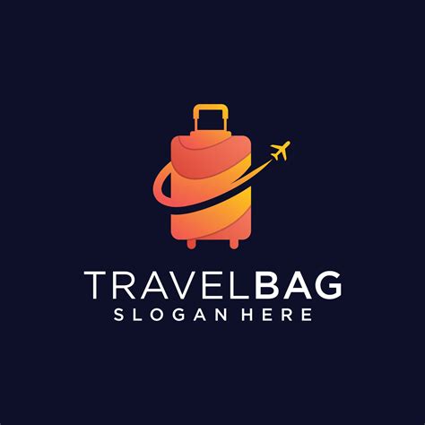 Travel bag logo design inspiration template 7278666 Vector Art at Vecteezy