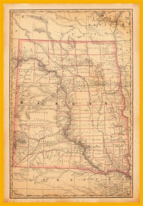 Map Of North Dakota And South Dakota | College Map