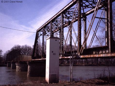 Industrial History: INRD/IC Bridge over Wabash River at Riverton, IN