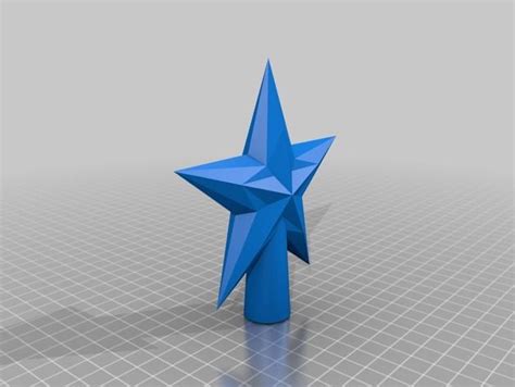 Faceted Star decorations by tone001 - Thingiverse | Christmas tree ...
