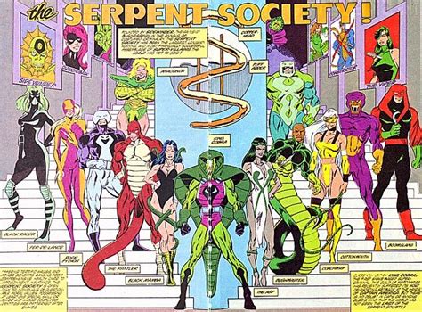 The Serpent Society | Captain america villains, Marvel, Marvel comic universe