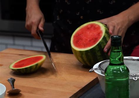 Soju Watermelon Cocktail (Subak soju) recipe - Maangchi.com