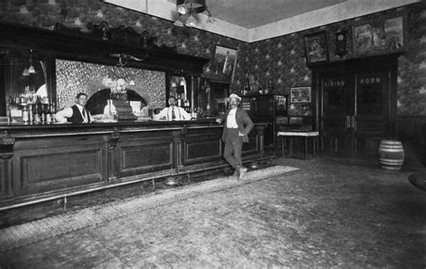 Old West Saloons Vintage Photographs - Commercial Hotel Saloon, Anaheim, California