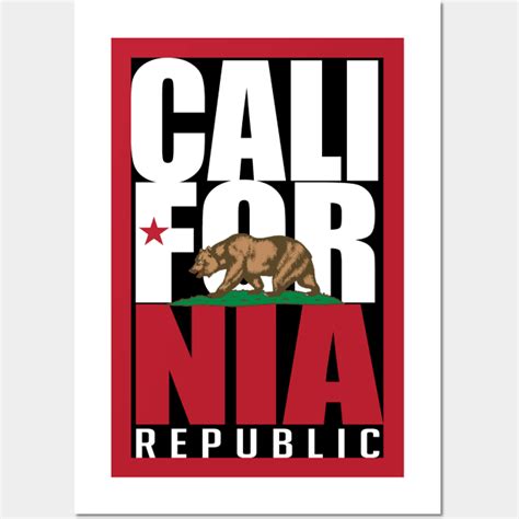 California Republic Design - California Republic - Posters and Art Prints | TeePublic