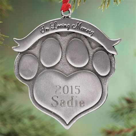 Personalized Pet Memorial Ornament