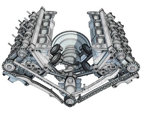 V8 Engine Animation 3D Model - TurboSquid 1325203