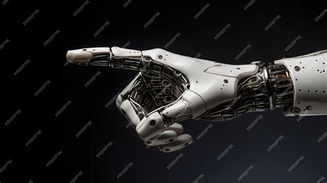 Premium AI Image | Artificial Intelligence Robot Hand created with ...