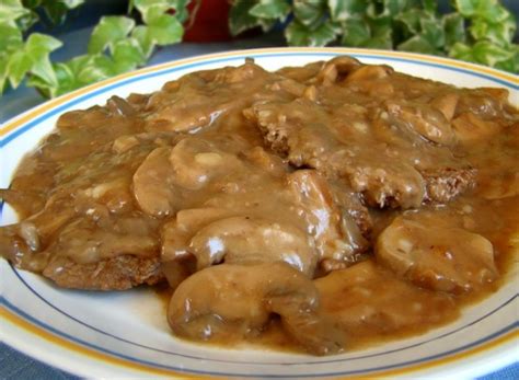 Cube Steak W Mushroom Gravy Recipe - Genius Kitchen