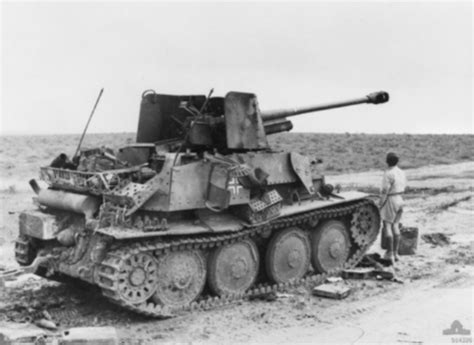 [Photo] Abandoned German Marder III tank destroyer in North Africa, 9 Feb 1943, photo 2 of 2 ...