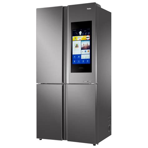 Haier HTF-552DGS6U1 American Style Four Door Smart Fridge Freezer - STAINLESS STEEL - Appliance City