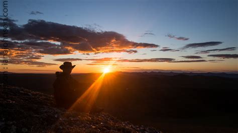 The Midnight Sun on Eagle Summit, Alaska