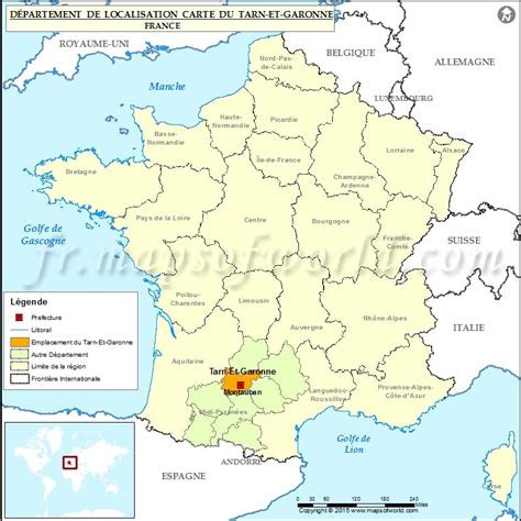 Large Map Of Tarn France