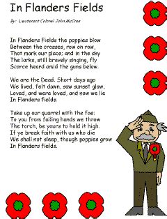 Remembrance Day or Veteran's Day Poems