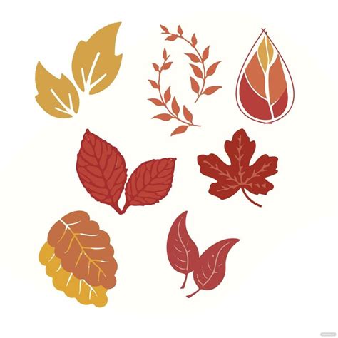 Winter Leaves Vector in Illustrator, SVG, JPG, EPS, PNG - Download ...