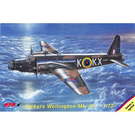 MPM 1:72 Vickers Wellington Mk.IC Plastic Aircraft Model Kit #72099 - Walmart.com - Walmart.com