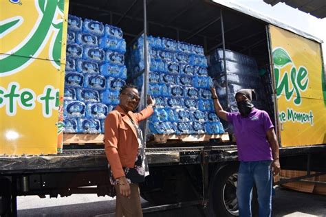 Blue Waters donates 14,000 products to essential services