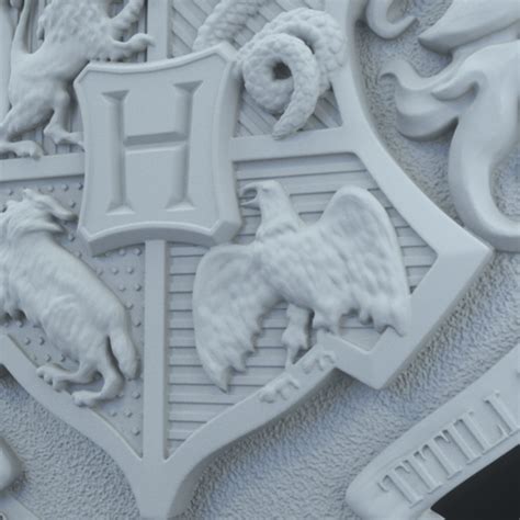 Download 3D print files Hogwarts Crest ・ Cults