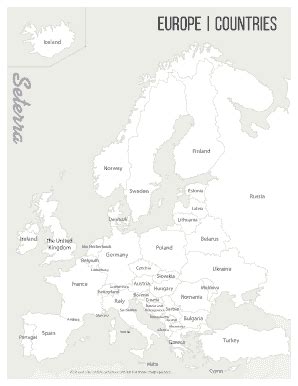 Seterra Europe Map Printable: Complete with ease | airSlate SignNow