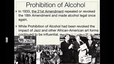 The ending of Prohibition and the passing of the 21st Amendment Flip Video Part II - YouTube