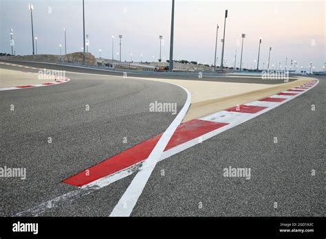 Circuit detail. Sakhir Grand Prix, Thursday 3rd December 2020. Sakhir, Bahrain Stock Photo - Alamy