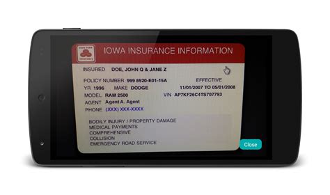 Printable Fillable Fake State Farm Insurance Card Template